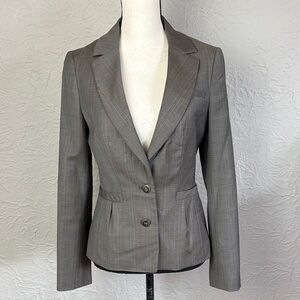 Ted Baker London Plaid Fitted Blazer